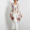 56570 (2) Chic Ethnic Print Blouse