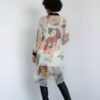 Artistic Abstract Print Longline Tunic