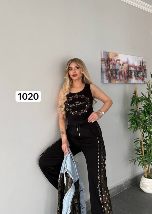 1020TATU Top And Down Cotton 3Pieces Set