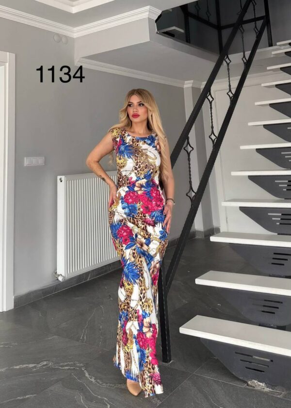 1134TATU Pattern Dress Small size