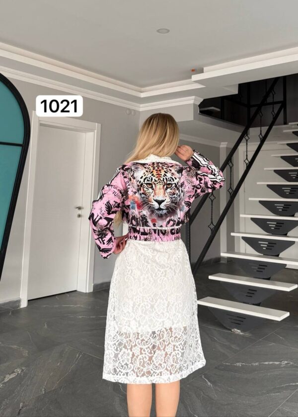 1021TATU Leopard Coat