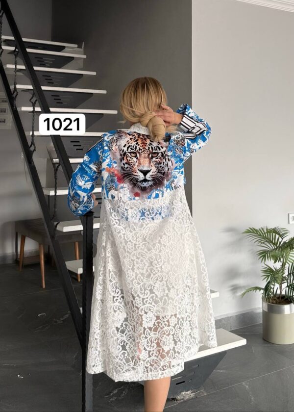 1021TATU Leopard Coat