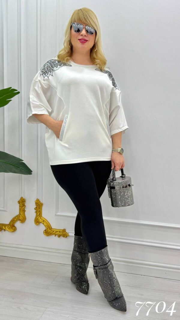 7704LAB Stones Blouse Cotton