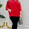 7704LAB Stones Blouse Cotton