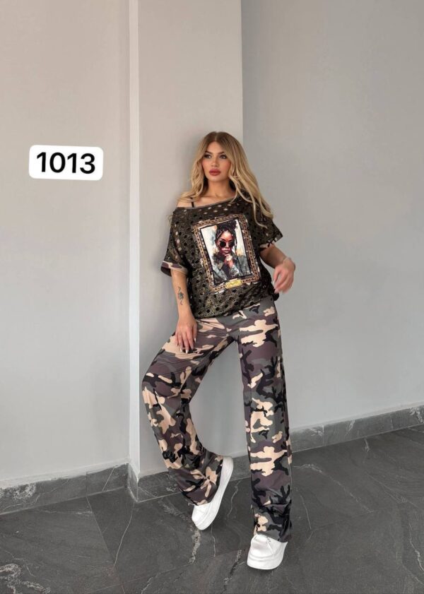 1013TATU Pattern Top and down Small size