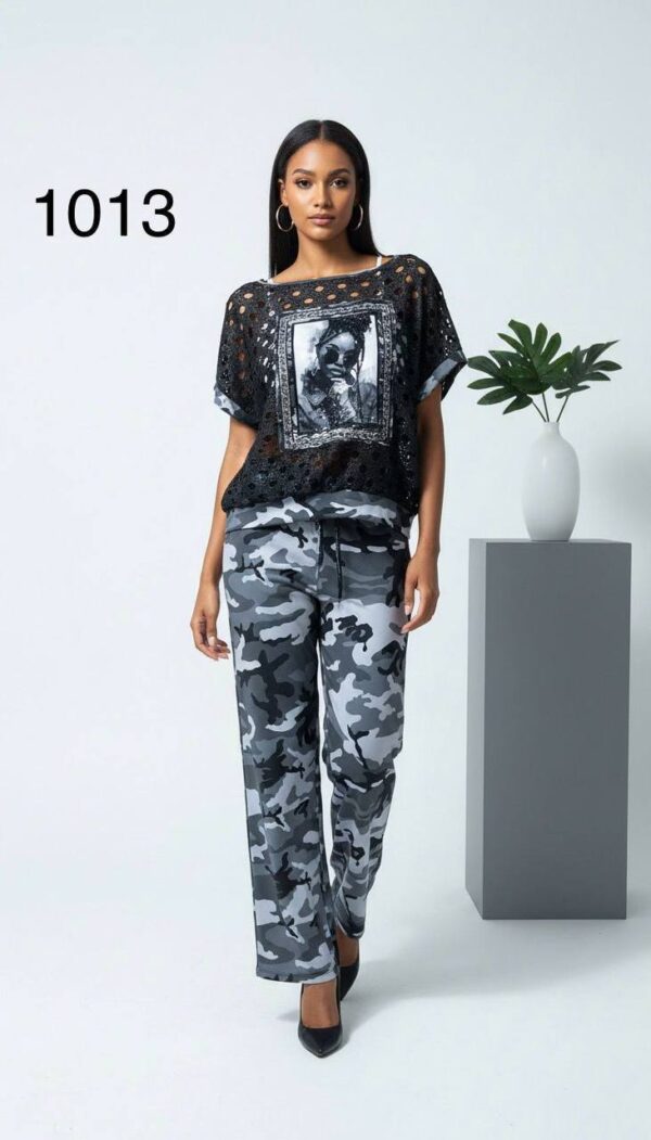 1013TATU Pattern Top and down Small size