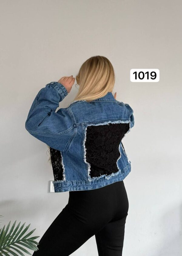 1019TATU Denim Jacket with Top and down 3pieces