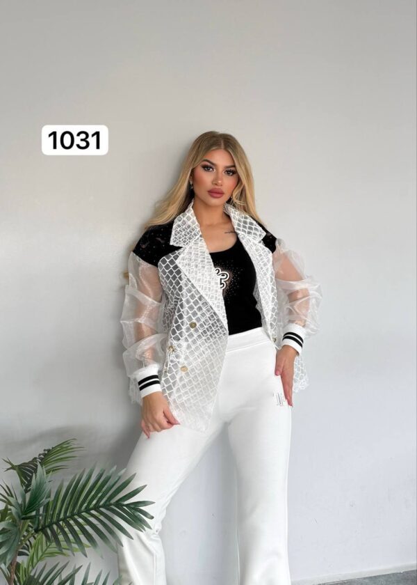 Jacket with Top and Bottom Three-Pieces