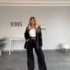 Jacket with Top and Bottom Three-Pieces
