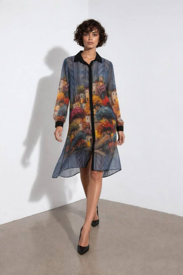 file_475.jpg Artistic Landscape Print Shirt Dress