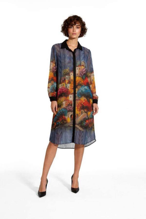 file_477.jpg Artistic Landscape Print Shirt Dress