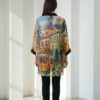 Scenic Art Print Oversized Tunic