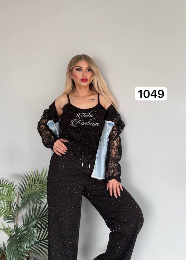 Jacket with Top and Bottom Three-Pieces