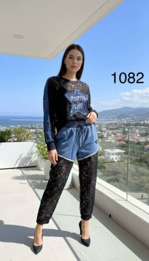 Top and Bottom Star Detail Two-Pieces