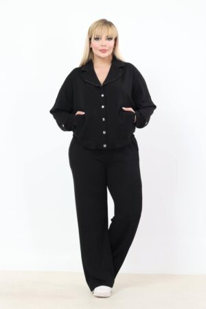 Cotton Top and Bottom Two-Pieces Big Size