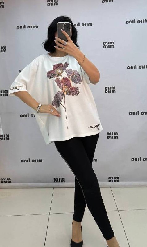 Cotton Blouse Big size Flower Printed