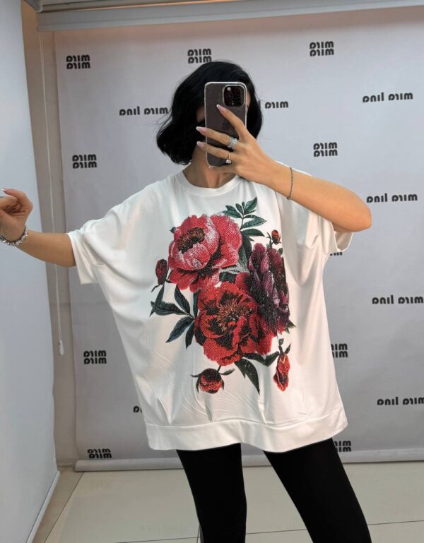 Cotton Blouse Big size Flower Printed