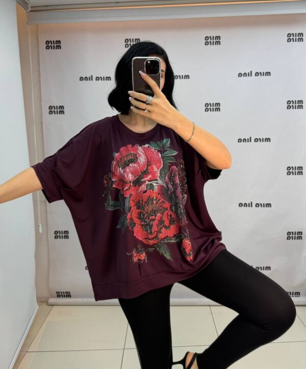 Cotton Blouse Big size Flower Printed