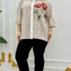Flower Printed Shirt Big size