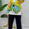Butterfly Printed Blouse big size