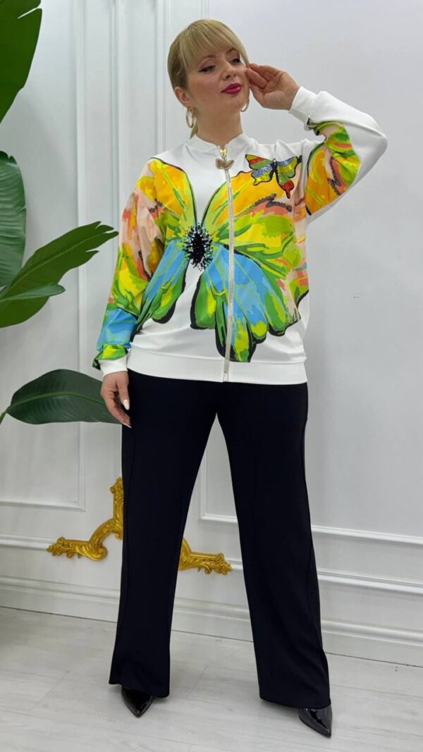 Butterfly Printed Blouse big size