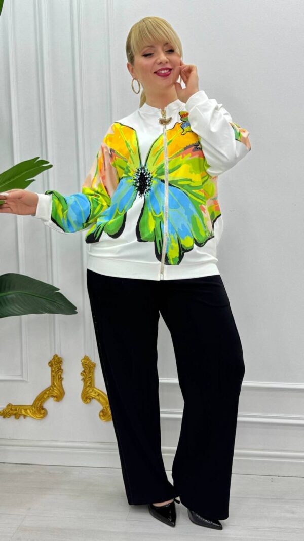 Butterfly Printed Blouse big size