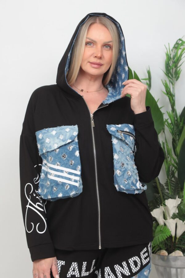 Jacket and Bottom Two-Pieces Set