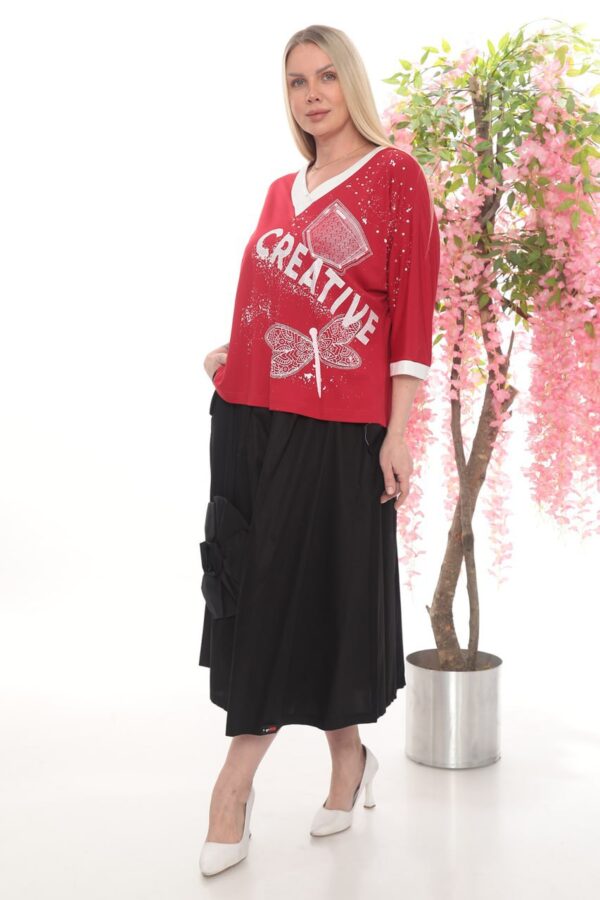 Top and Skirt Two-Pieces