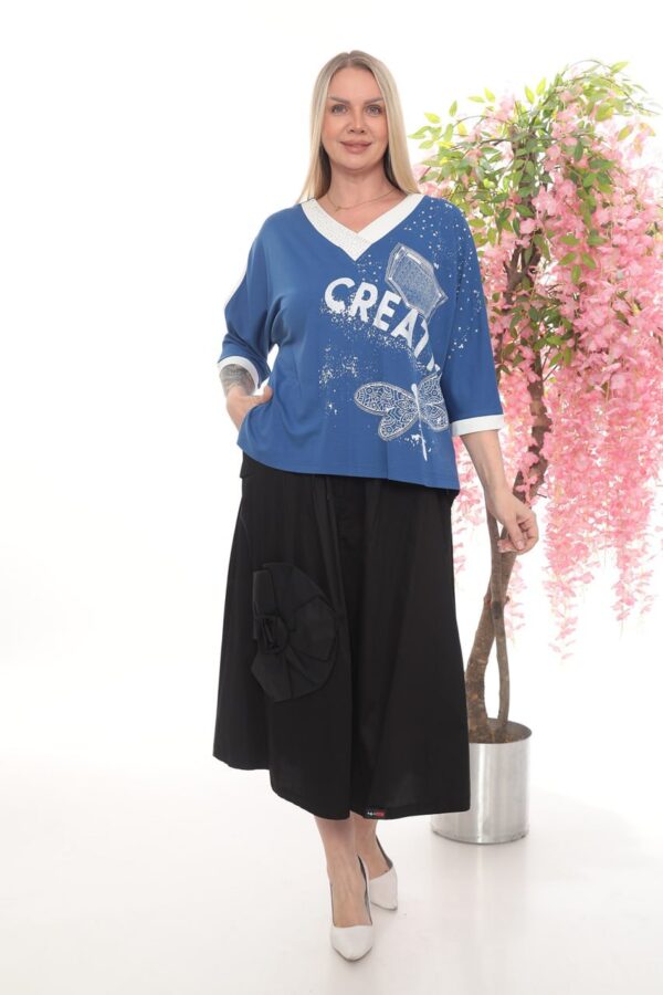 Top and Skirt Two-Pieces