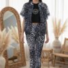 file_1090.jpg Leopard Print Three-Piece Women's T-Shirt and Pants Set