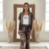 file_1091.jpg Leopard Print Three-Piece Women's T-Shirt and Pants Set