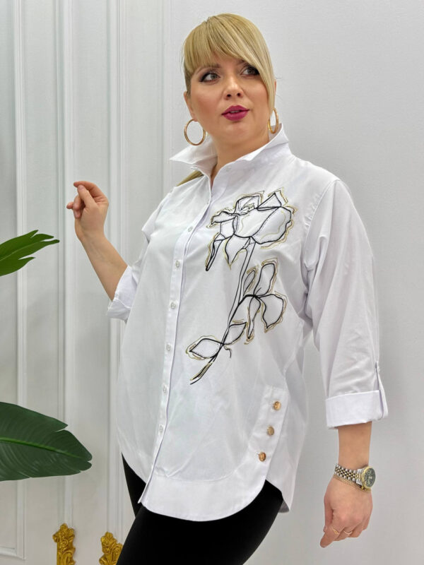 file_1132.jpg Elegant White Embroidered Floral Button-Down Shirt