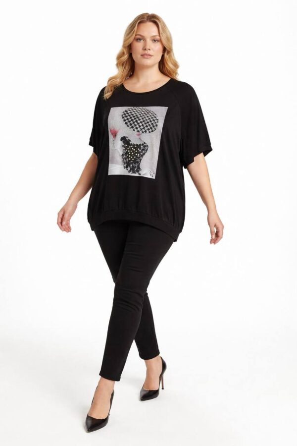 Women's Graphic Print Short Sleeve Wholesale Blouse