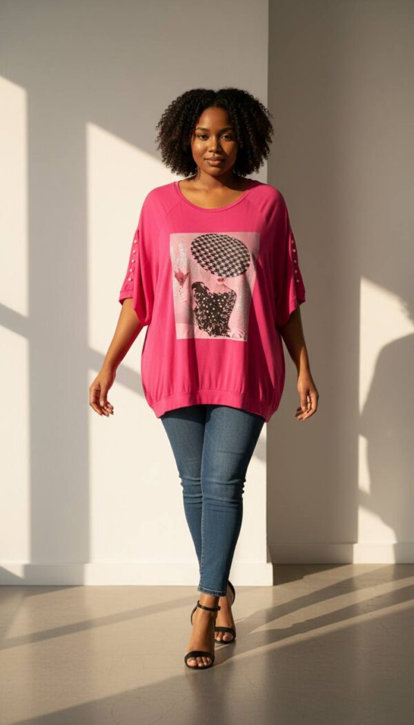 Women's Graphic Print Short Sleeve Wholesale Blouse