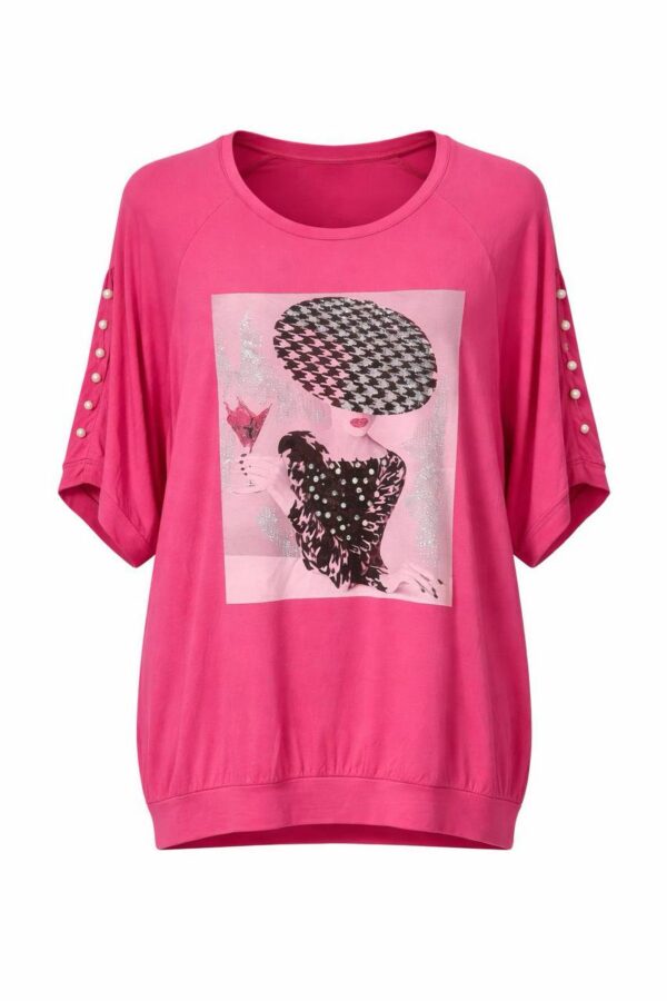 Women's Graphic Print Short Sleeve Wholesale Blouse