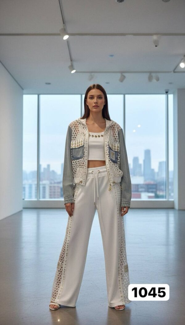 Premium Embellished 3-Piece Women's Streetwear Set