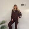 Women's Ribbed Knit Two-Piece Lounge Set