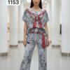 Women's Acid Wash Graphic Print Two-Piece Set