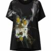 Women's Abstract Floral Print Relaxed Fit Blouse