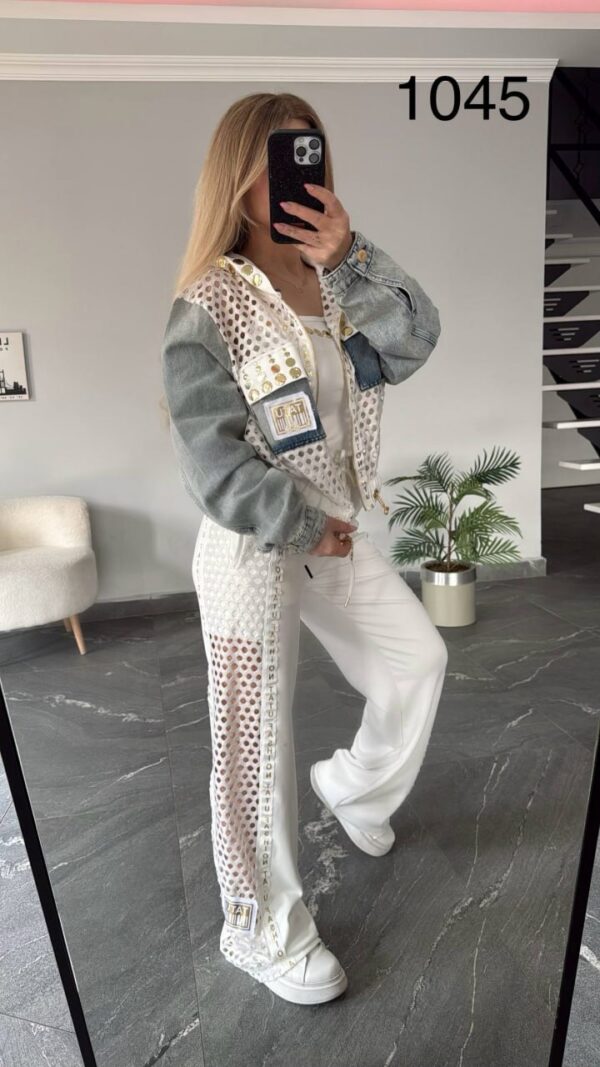 Premium Embellished 3-Piece Women's Streetwear Set