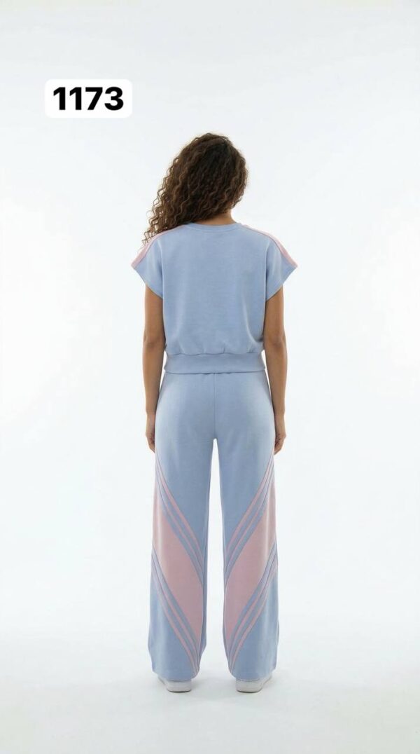 Women's Athletic Side-Stripe Two-Piece Coordinates Set