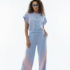 Women's Athletic Side-Stripe Two-Piece Coordinates Set