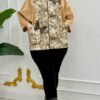 Elegant Butterfly Print Women's Zip-Up Bomber Jacket