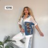 Women's Designer Bear Patchwork Two-Piece Tracksuit Set