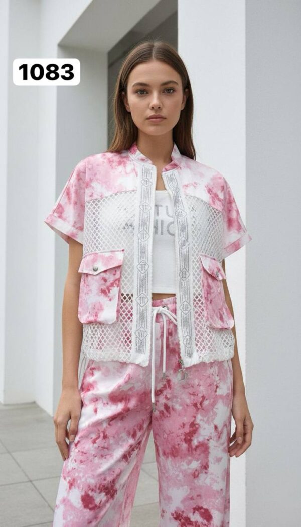 Women's Three-Piece Tie-Dye Printed Casual Set