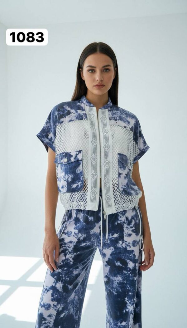 Women's Three-Piece Tie-Dye Printed Casual Set