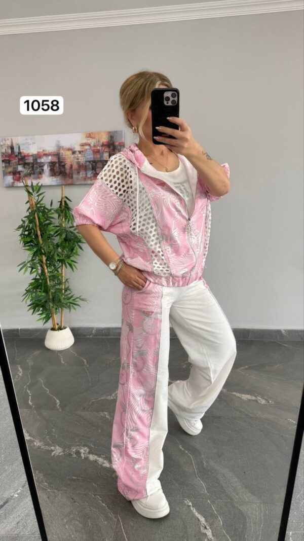 Premium Women's 3-Piece Tropical Bomber Jacket Set