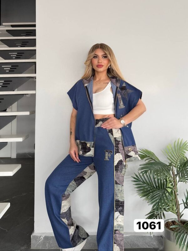 Women's Camouflage Graphic Print Two-Piece Set