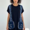 file_2253-1.jpg Women's Black Denim Accented Tunic Dress