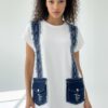 file_2257.jpg Women's Black Denim Accented Tunic Dress